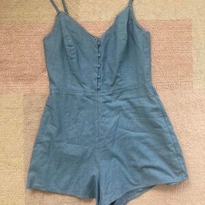 Lulus Light Blue Romper
